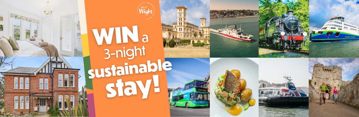 Prizes for the sustainable staycation competition on the Isle of Wight